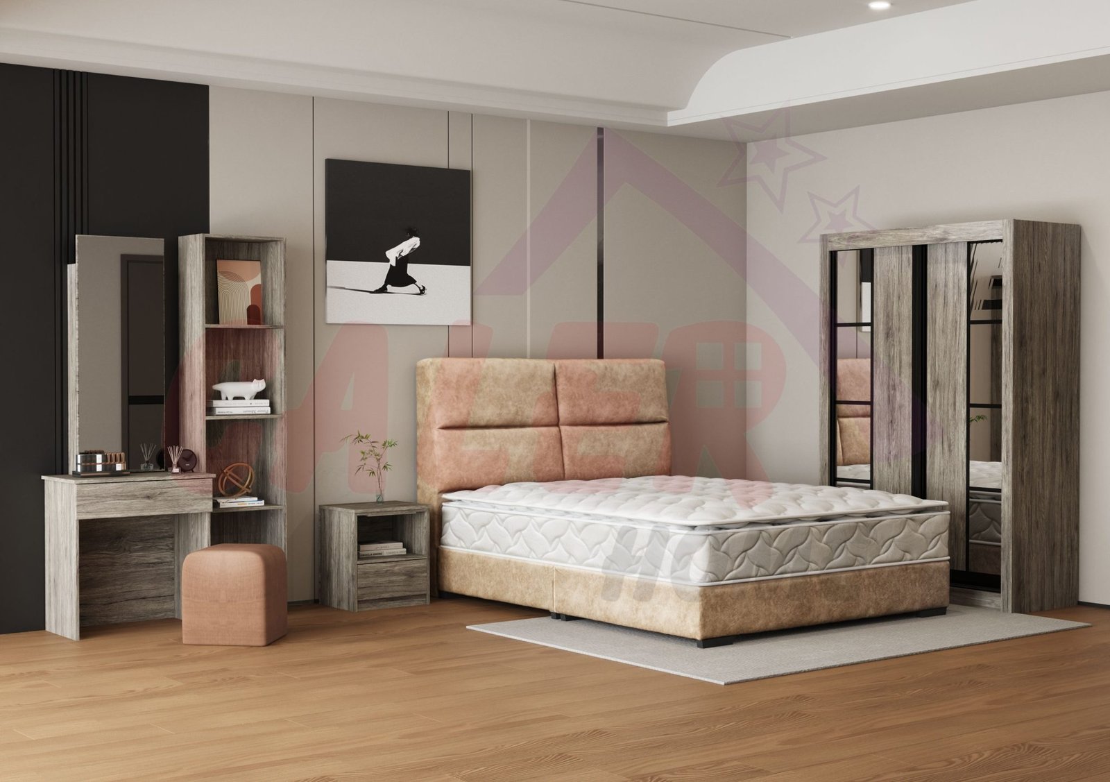 CORAL BEDROOM SET CALER HOME   CORAL 6X4 BEDROOM SET 2048x1443 